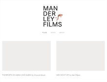 Tablet Screenshot of manderleyfilms.com